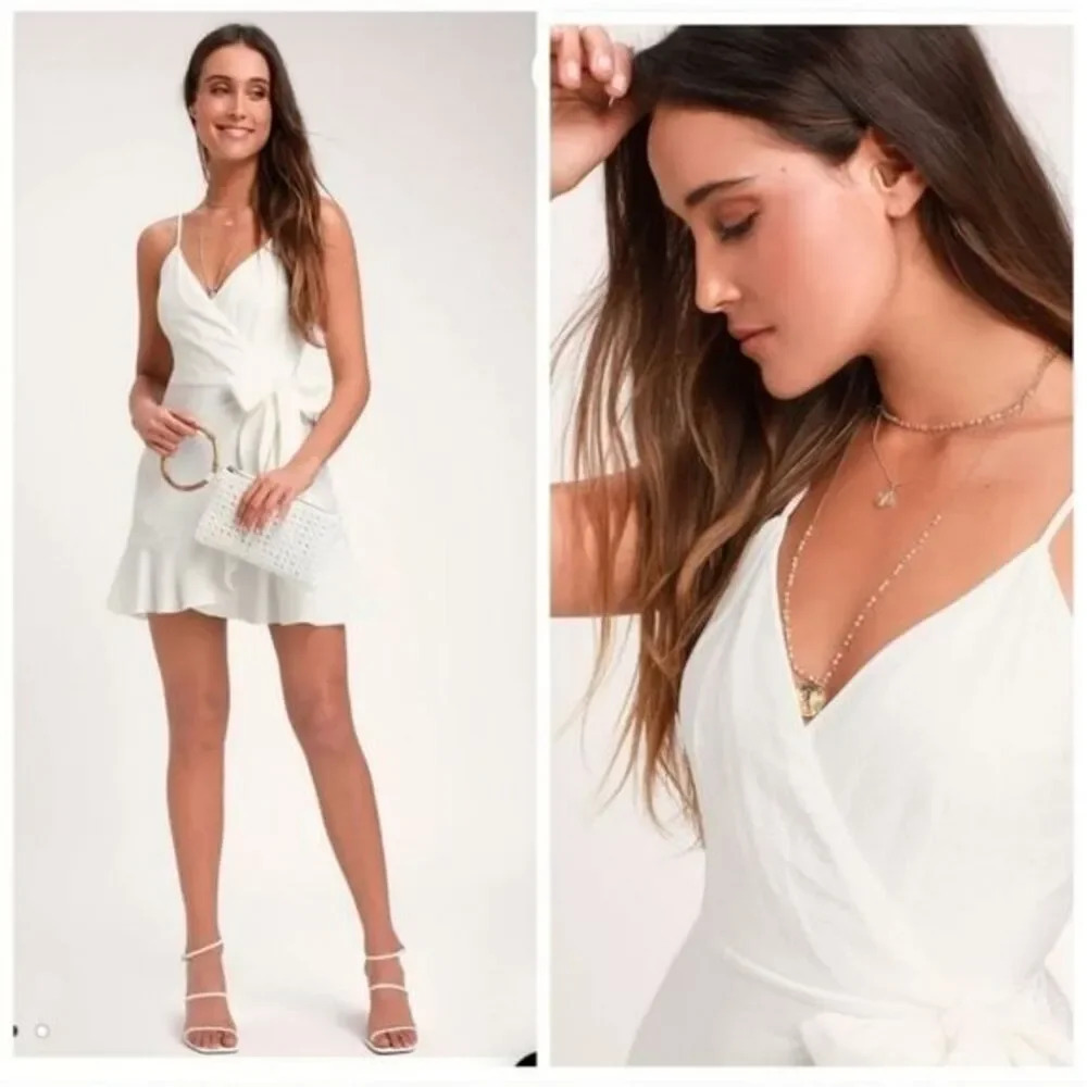 NWOT The Fifth Label Soulmate Ruffle Wrap Dress